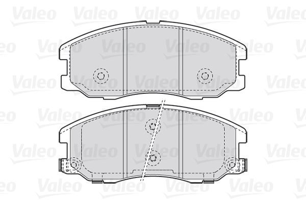 ANTARA CHEVROLET CAPTİVA / ÖN FREN BALATASI TAKIM ( VALEO )
