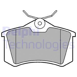 ARKA FREN BALATASI PEUGEOT 207 208 2008 307 PARTNER C3 C4 (DELPHİ)