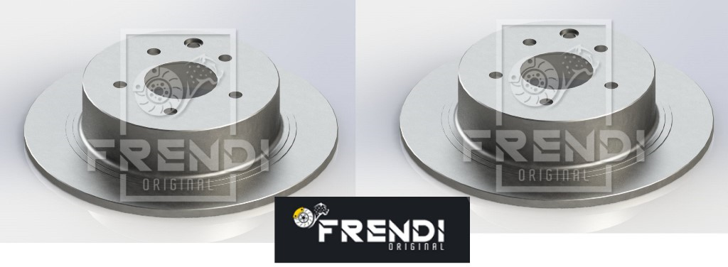 ARKA FREN DISKI 292mm SAĞ SOL TAKIM QASHQAI J10 2007-2013 (FRENDI)