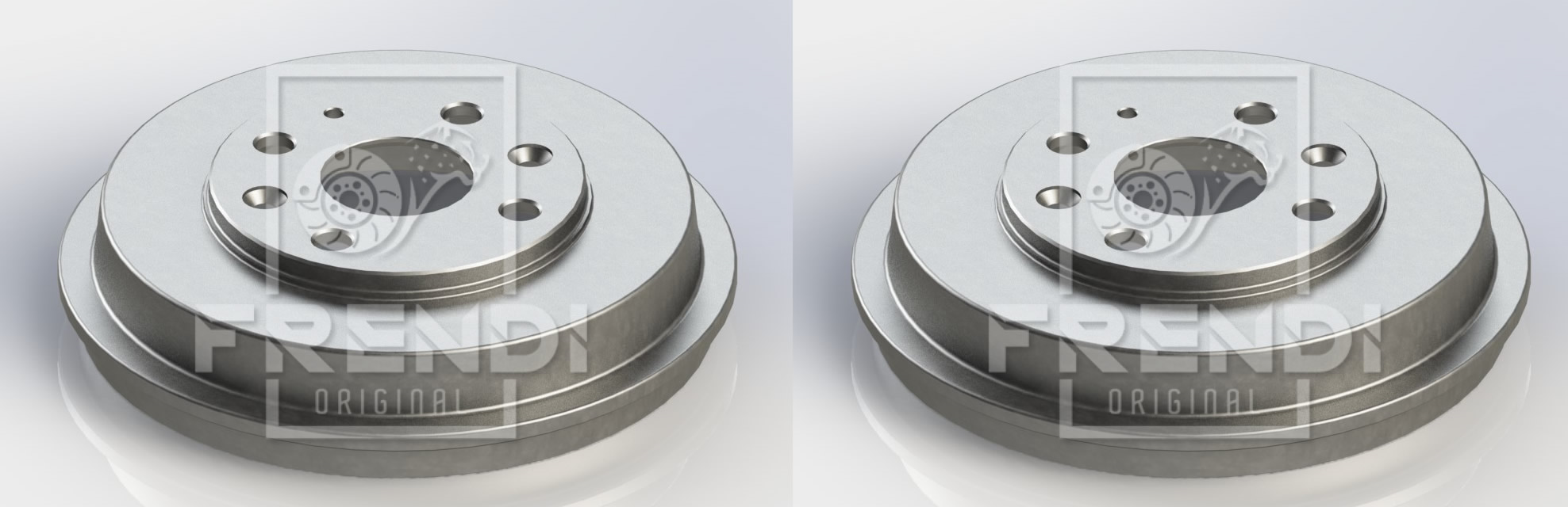 ARKA FREN KAMPANASI SAĞ SOL TAKIM MAZDA 323 1989-2001 (FRENDI)