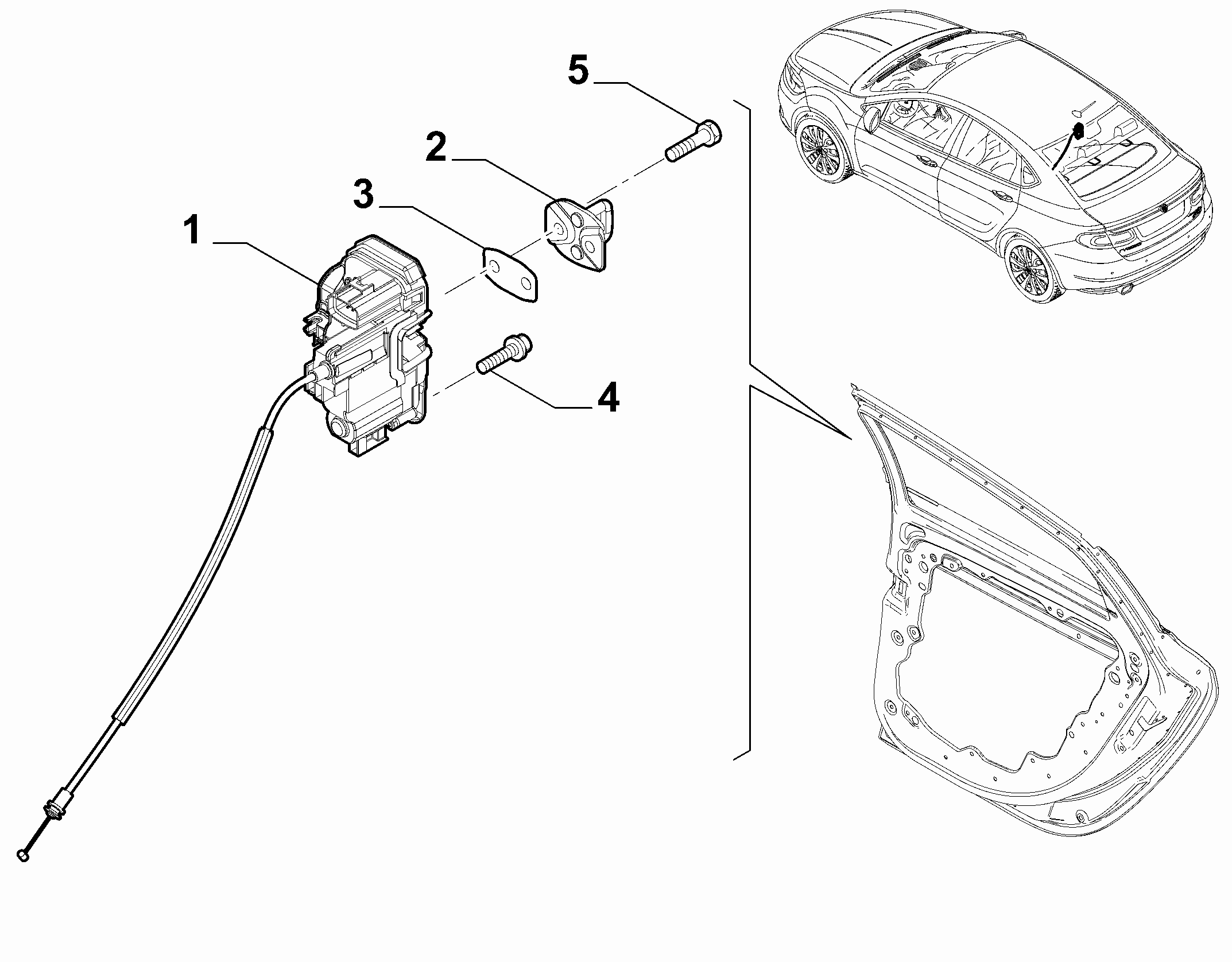 ARKA SOL KAPI KİLİDİ FIAT EGEA 2015-2026 ARASI (OPAR 51987603)