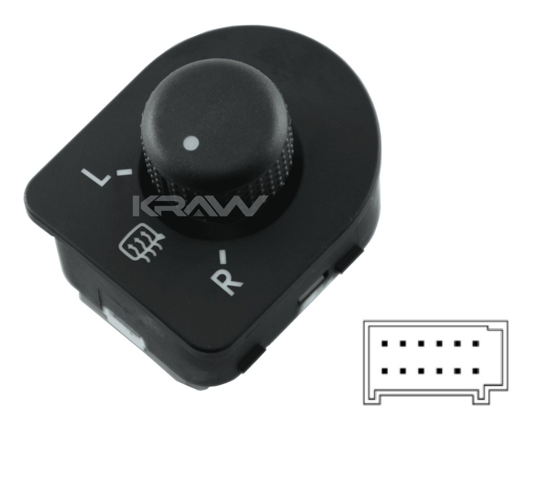 AYNA AYAR DÜĞMESİ TRANSPORTER T5 2003-2007 (KRAW 7E1959565E)