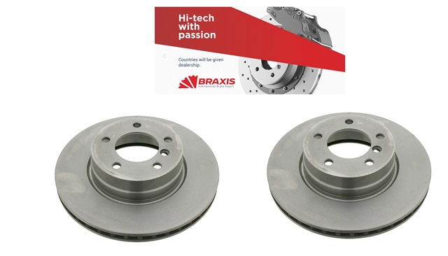 BMW E60 E61 520i 520d 523i 525i 525d - ÖN FREN DİSKİ AYNASI TAKIM