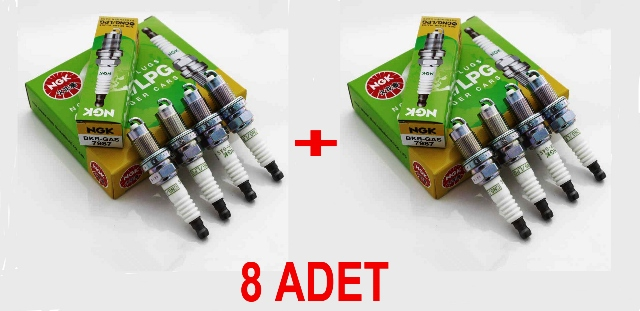 BUJI TAKIM (8 ADET) HONDA JAZZ CITY  2002-2008 ( LPG ÖZEL ) NGK