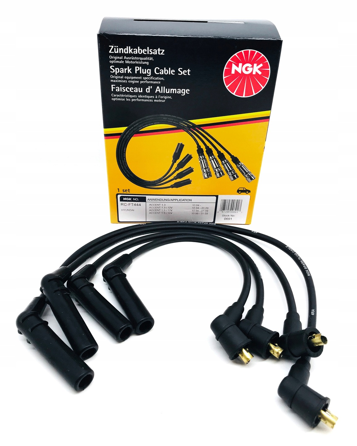 BUJI KABLOSU HYUNDAI ACCENT 2000-2005 1.3 1.5 GETZ 1.3 MOTOR (NGK)