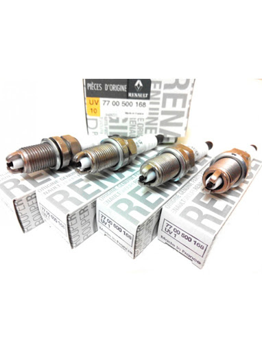 BUJI TAKIM CLIO II MEGANE LAGUNA 1.6 16V (CIFT TIRNAK) 7700500168