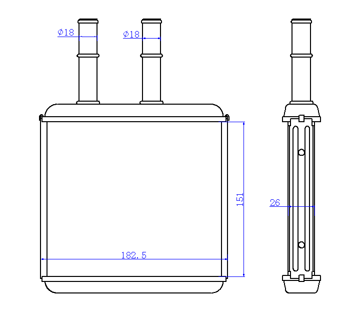 CHEVROLET AVEO KALOS / KALORİFER RADYATÖRÜ PETEĞİ