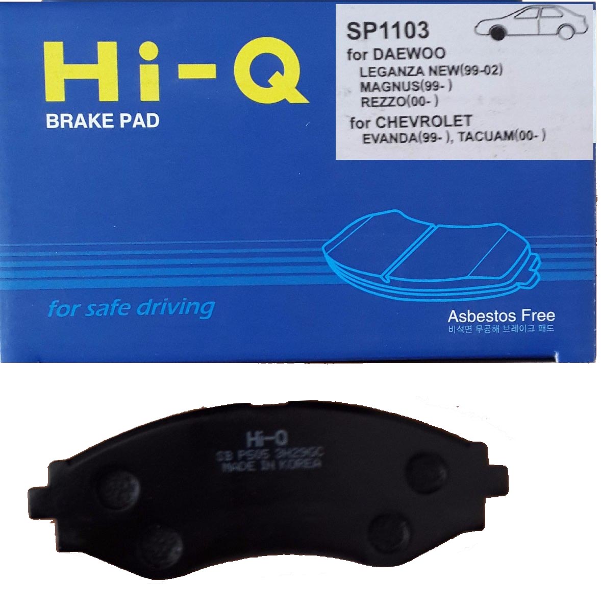 CHEVROLET EVANDA - EPICA  2003-2006 / ÖN FREN BALATASI