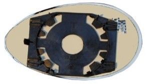 DIŞ DİKİZ AYNA CAMI ALFA 156 1997-2005 ISITMALI ASF MAVİ SOL