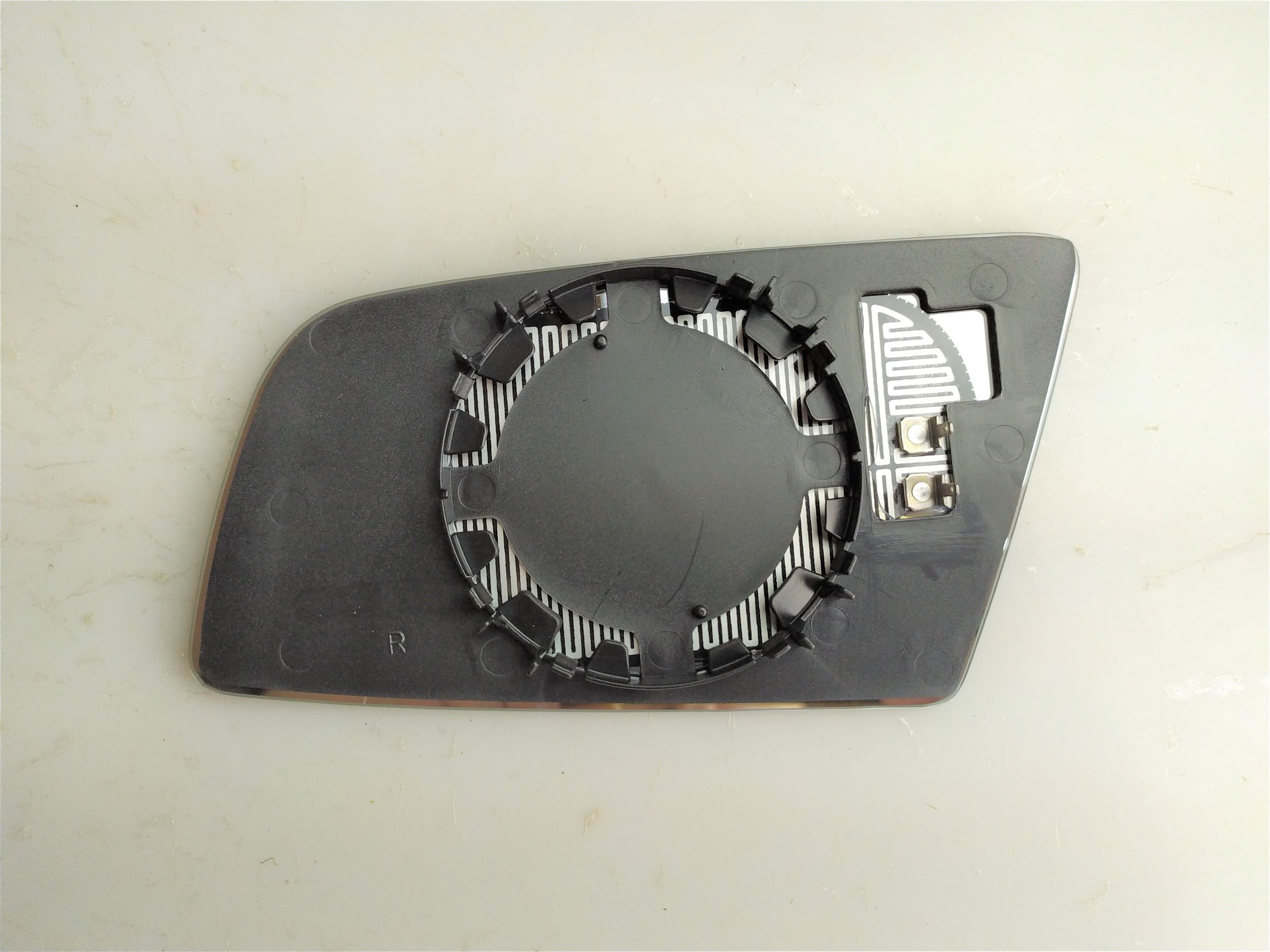 DIŞ DİKİZ AYNA CAMI BMW E60 E63 E64 2003-ISITMALI ASF MAVİ SAĞ