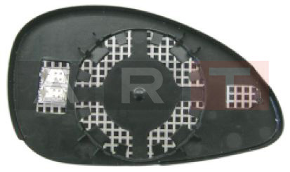 DIŞ DİKİZ AYNA CAMI CİTROEN C4 2004-2009 ISITMALI MAVİ ASF SOL