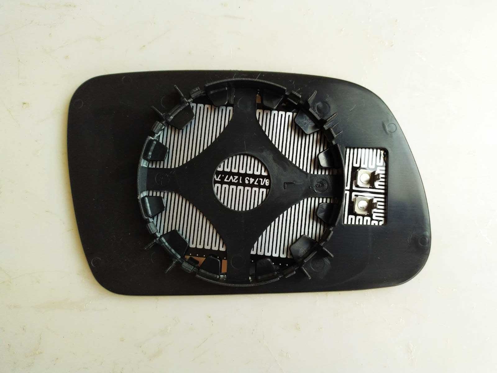 DIŞ DİKİZ AYNA CAMI PEUGEOT 407 XSARA 2004-ISITMALI ASF.MAVİ SOL