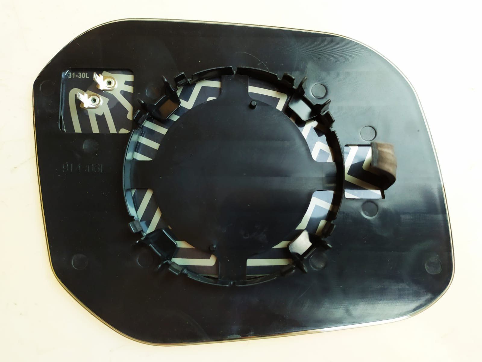 DIŞ DİKİZ AYNA CAMI VW CADDY 2015-ISITMALI ASFERİK SOL