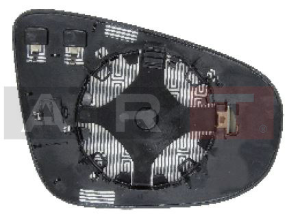 DIŞ DİKİZ AYNA CAMI VW GOLF VI TOURAN 2009-2012 ISITMALI ASF SOL