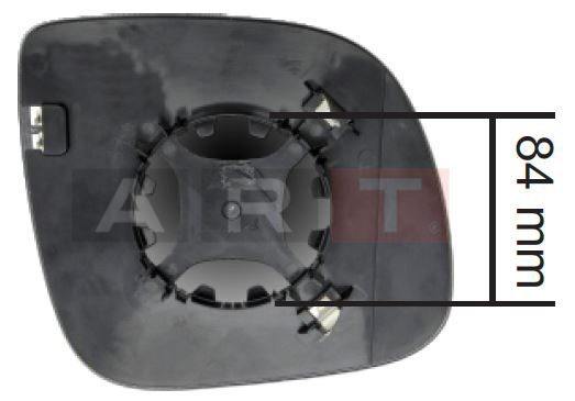 DIŞ DİKİZ AYNA CAMI VW TRANSPORTER T6 AMAROK 2010- ISITMALI SAĞ