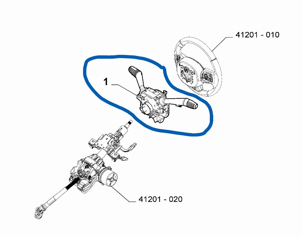 FAR SINYAL SİLECEK KUMANDA KOLU FIAT EGEA SEDAN (OPAR 735775411)