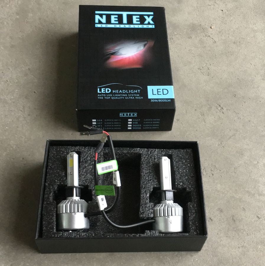 H1 6000K LED XENON AMPÜL SETİ TAKIM 12V-24V