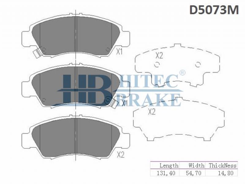 HONDA CIVIC 1997-2001 1,4 MOTOR - ÖN FREN BALATASI TAKIM (HITEC)