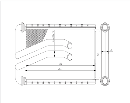 HONDA CIVIC FD6 2007-2011 / KALORIFER RADYATÖRÜ PETEĞİ