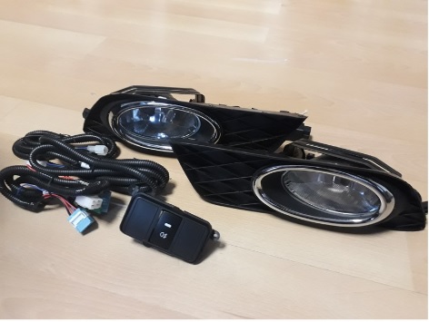 HONDA CIVIC SEDAN 2012-2013 ÖN SAĞ SOL SİS FARI LAMBASI SET TAKIM