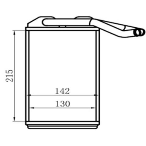 KALORIFER RADYATORU TOYOTA COROLLA AE101 1993-1998 ARASI