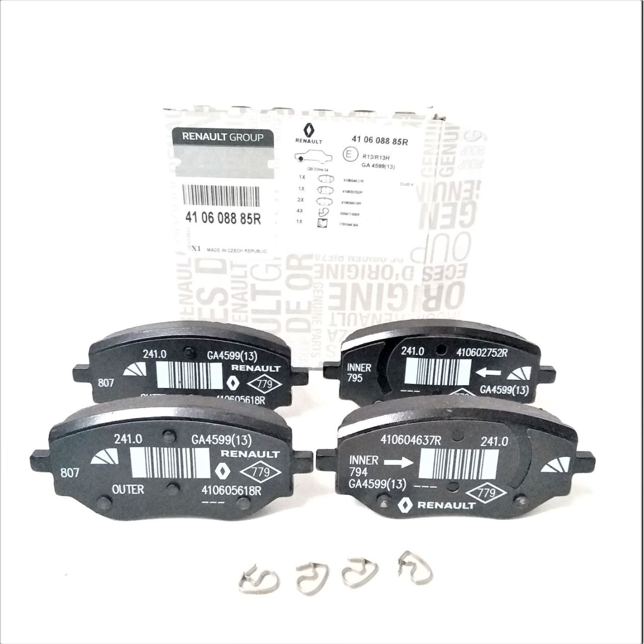 MAIS 410608885R ÖN FREN BALATASI RENAULT CLIO V 2020-2022