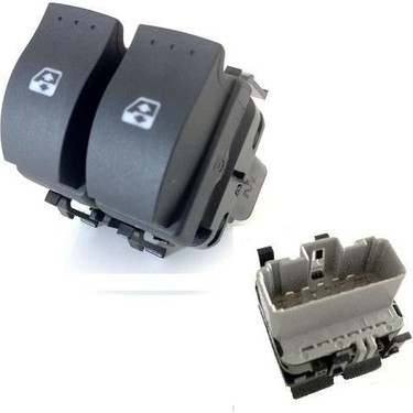 MAIS 8200315042 ÖN SOL 2Lİ CAM DÜĞMESİ RENAULT MEGANE II DYNAMIC