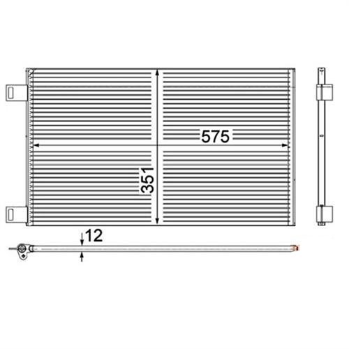 MAIS 8200455795 KLIMA RADYATORU RENAULT KANGOO III
