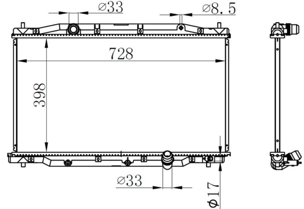 MOTOR SU RADYATORU HONDA CRV 2,2 MOTOR 2007-2011 MANUEL VİTES