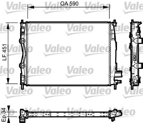 MOTOR SU RADYATÖRÜ NISSAN QASHQAI J10 2007-2013 1,5DCİ MANUEL VALEO
