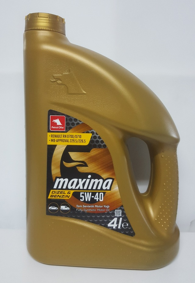 MOTOR YAĞI 5W40 4 LİTRE (PETROL OFİSİ)
