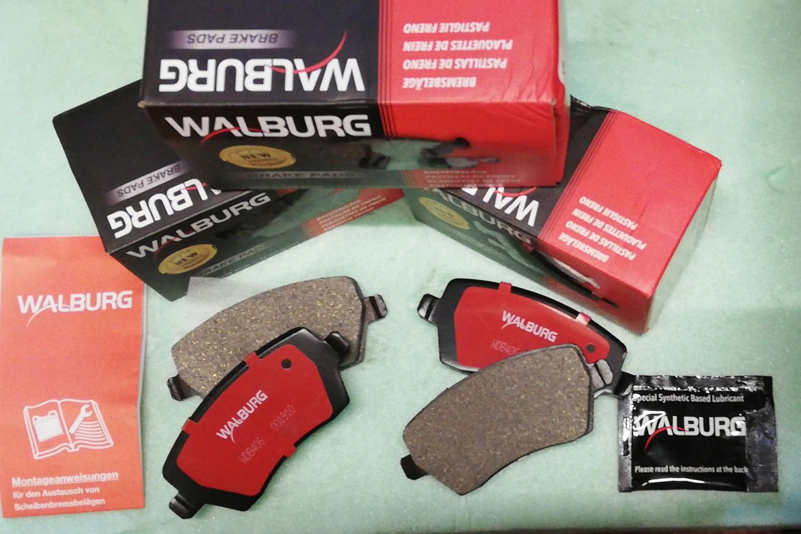 NISSAN NOTE MICRA K12 2003-2010 / ÖN FREN BALATASI TAKIM (WALBURG