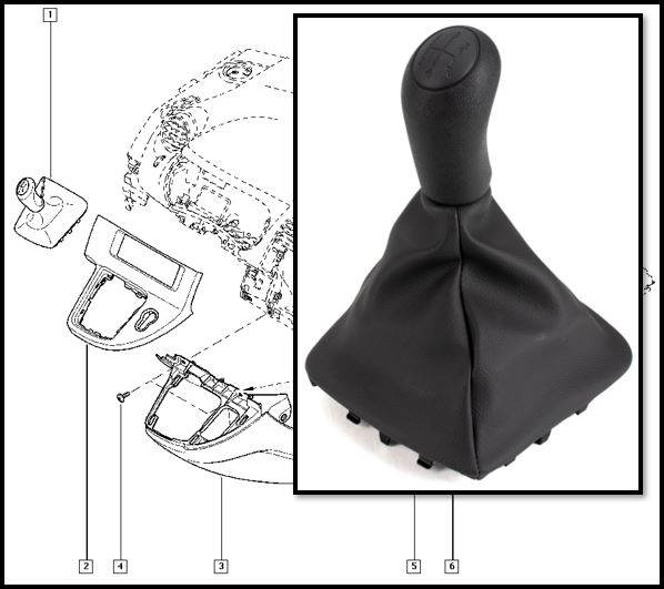 OEM 8200454905 VİTES KÖRÜĞÜ TOPUZU MAT KOMPLE KANGOO III 5İLERİ