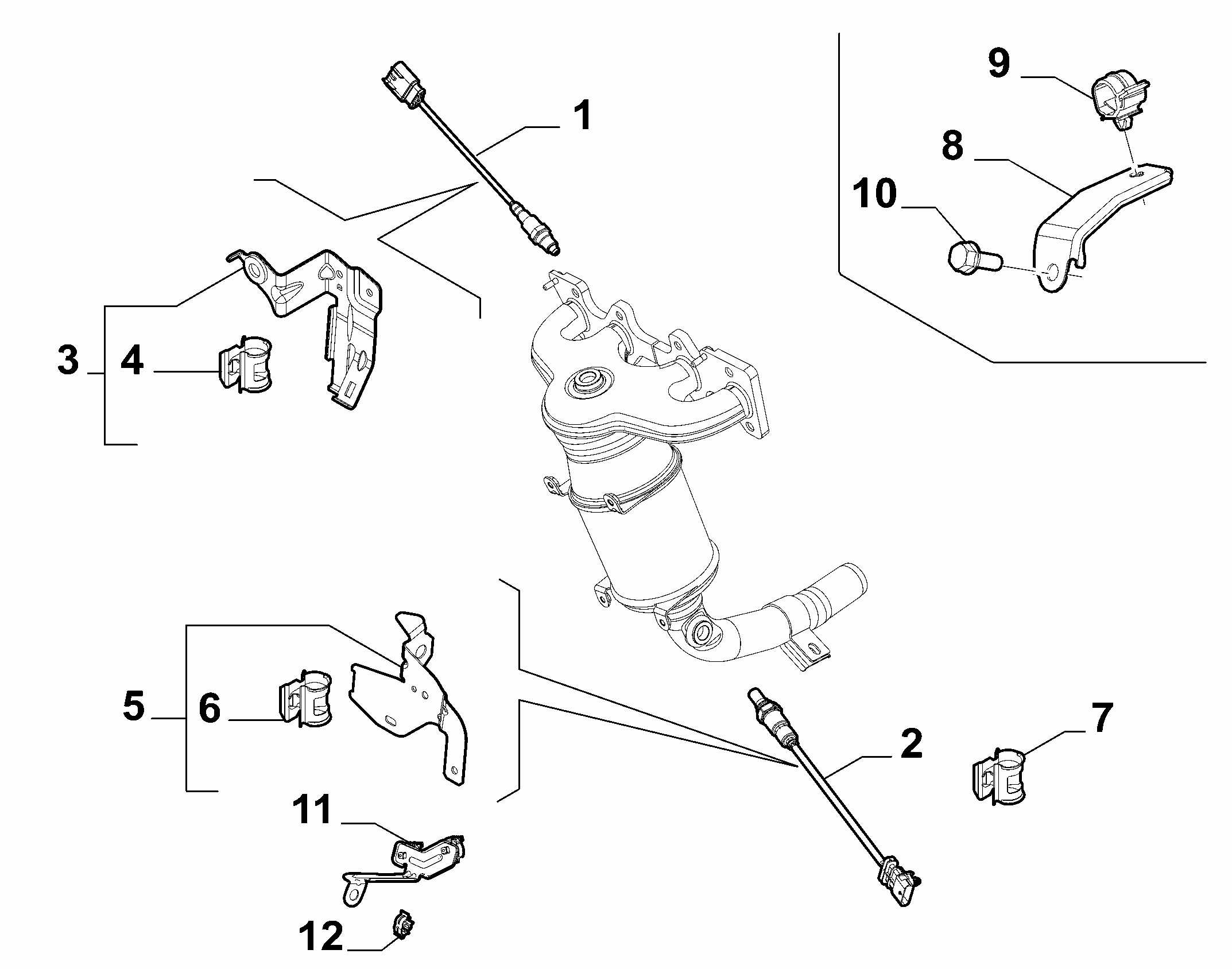 OKSİJEN SENSÖRÜ FIAT EGEA DOBLO 1,6 MJET EURO6 (OPAR 46352407)