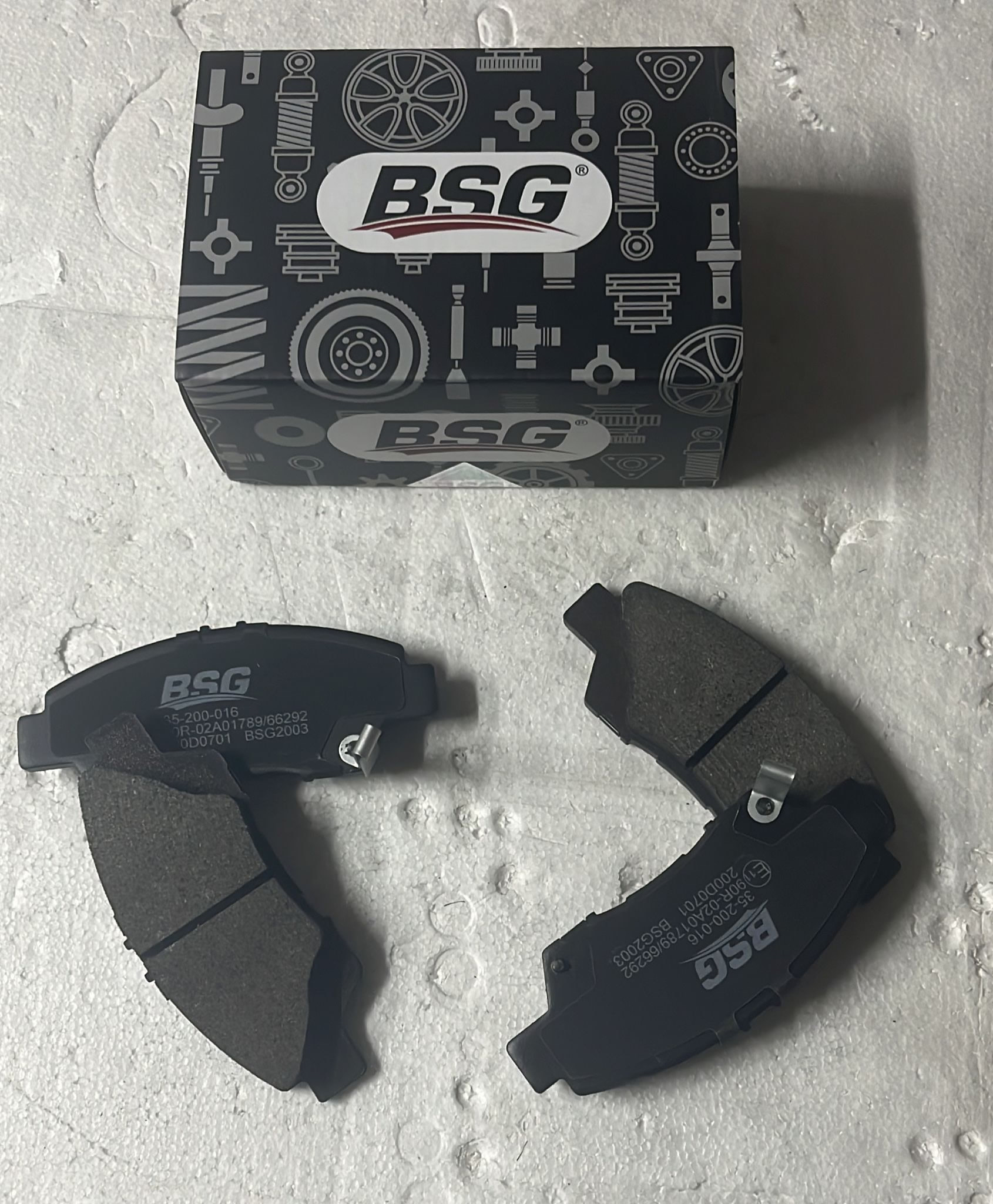 ÖN FREN BALATASI TAKIM HONDA JAZZ CITY 2009-2013 ARASI ( BSG )