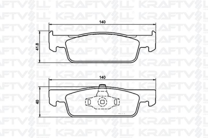 ÖN FREN BALATASI TAKIM RENAULT CLIO IV (KRAFTVOLL 410602581R)