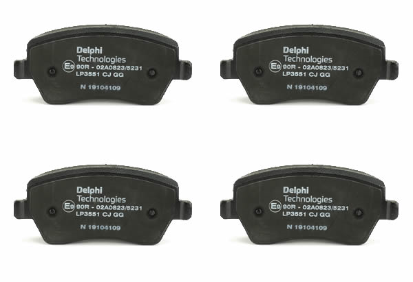 ÖN FREN BALATASI TAKIM RENAULT MODUS CLIO III IV ( DELPHİ )