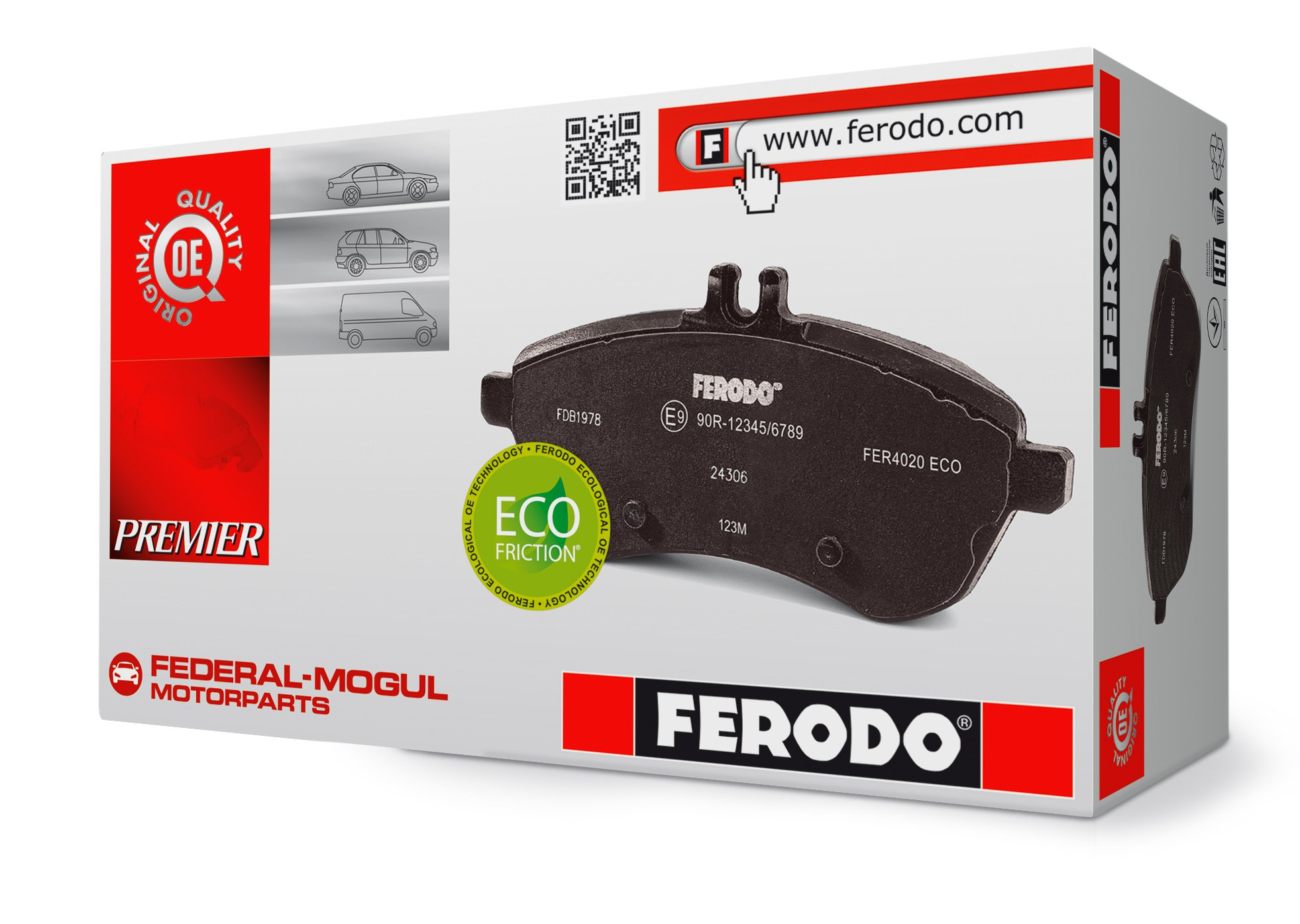 ÖN FREN BALATASI TAKIM TOYOTA COROLLA BENZİNLİ 2007-2012 (FERODO)