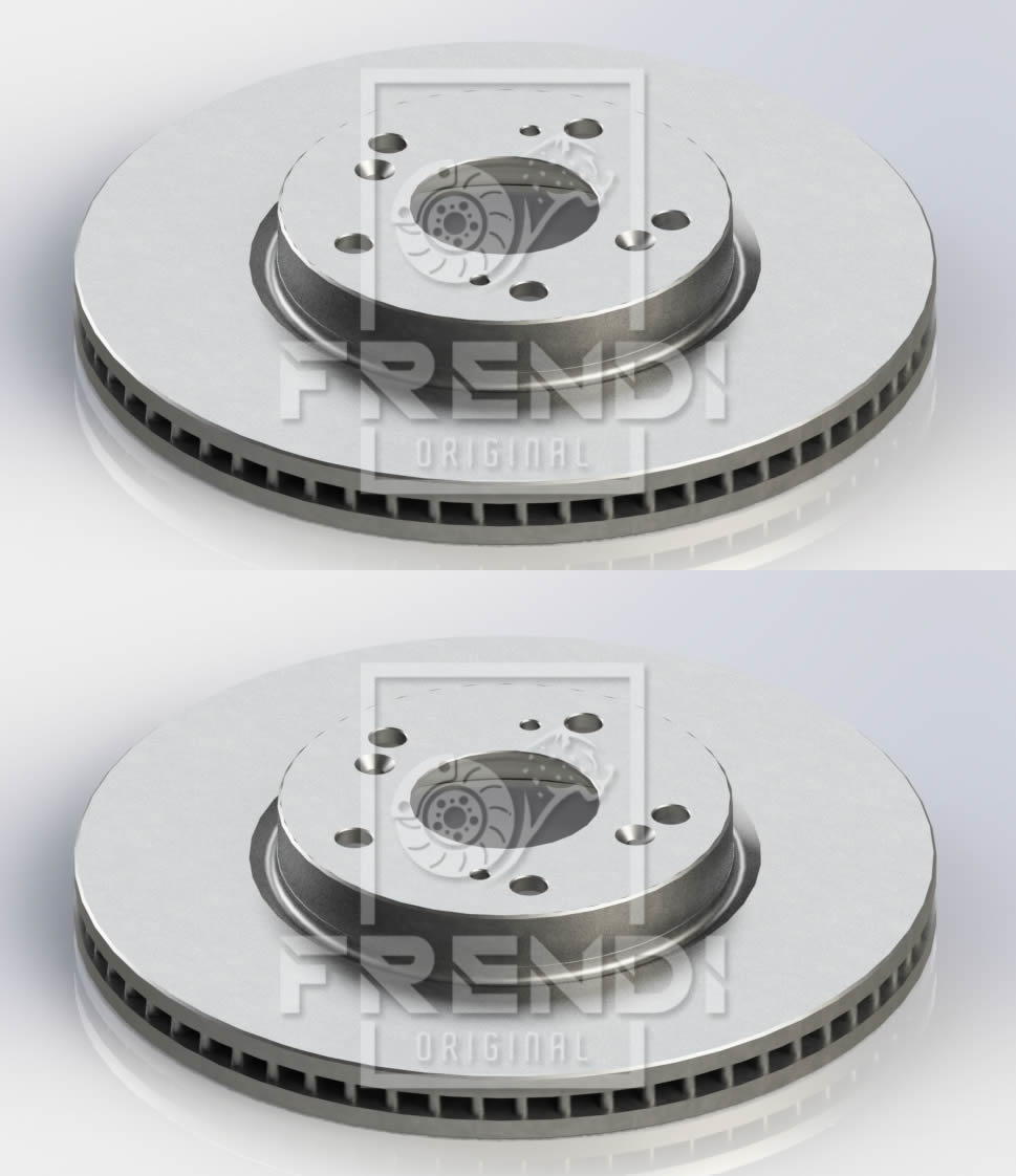 ÖN FREN DİSKİ 293mm SAĞ SOL TAKIM HONDA CIVIC FC5 1,5 BENZİNLİ FRENDI