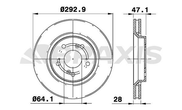 ÖN FREN DİSKİ TAKIM 293mm HONDA CRV 2007-2018 ( BRAXIS )