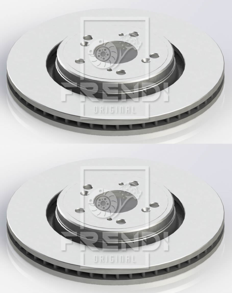 ÖN FREN DİSKİ TAKIM HONDA CRV 1.6 I-DTEC 2012-2020 ( FRENDI )