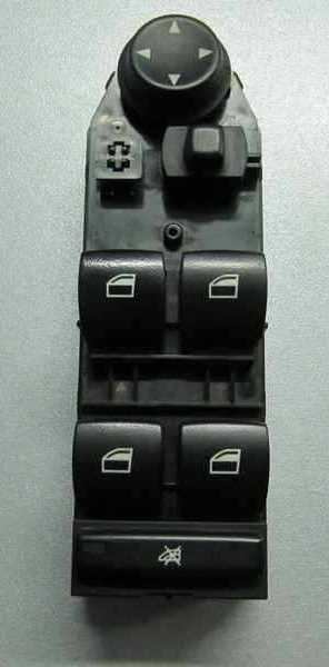 ÖN SOL CAM DÜĞMESİ BMW E60 E61 2003-2008 PERDESIZ AYNA KATLAMASIZ