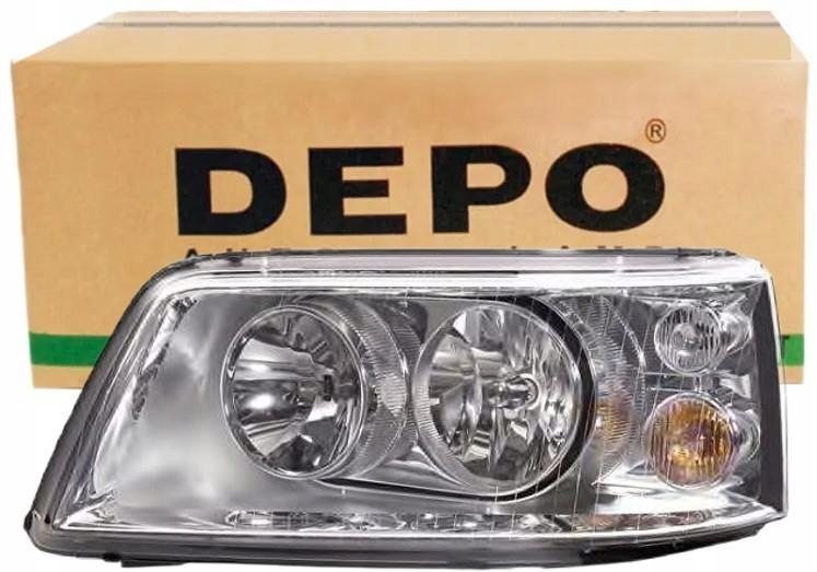 ÖN SOL FAR ÇİFT REFLEKTÖRLÜ VW T5 CARAVELLE 2004-2010 (DEPO)