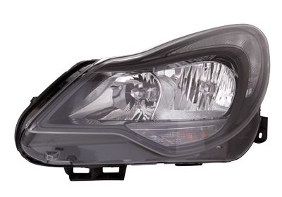 ÖN SOL FAR LAMBASI SİYAH HALOJEN OPEL CORSA D 2011-2014 (VALEO)