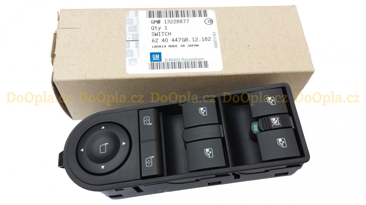 OPEL ASTRA H 2004-2010 SOL CAM AÇMA KAPAMA DÜĞMESİ 4 LÜ (ORJİNAL