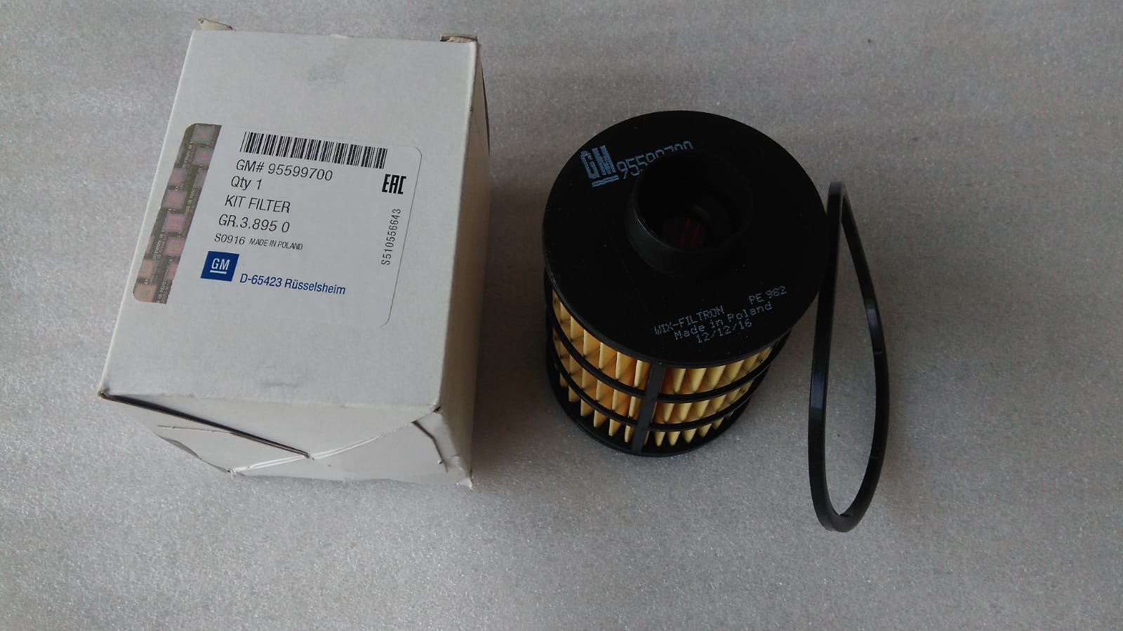 ORJİNAL GM MAZOT (YAKIT) FİLTRESİ / OPEL ASTRA H / CORSA C /