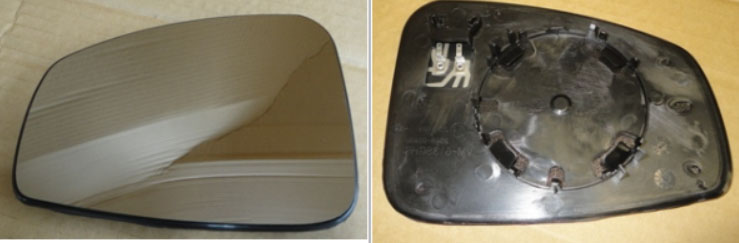 RENAULT MEGANE 3 2010-2013 ARASI / SOL DİKİZ AYNA CAMI (ISITMALI)