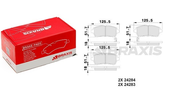 ÖN FREN BALATASI TAKIM MAZDA 2 2009-2015 ARASI (BRAXIS)