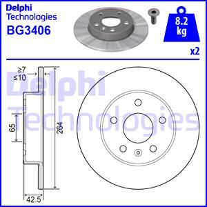 ARKA FREN DİSKİ AYNASI TAKIM OPEL ASTRA H 2004-2014 (DELPHI) 5BIJON