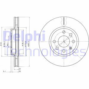 ÖN FREN DİSKİ 260mm 4BİJON TAKIM  OPEL MERIVA A KASA (DELPHI)